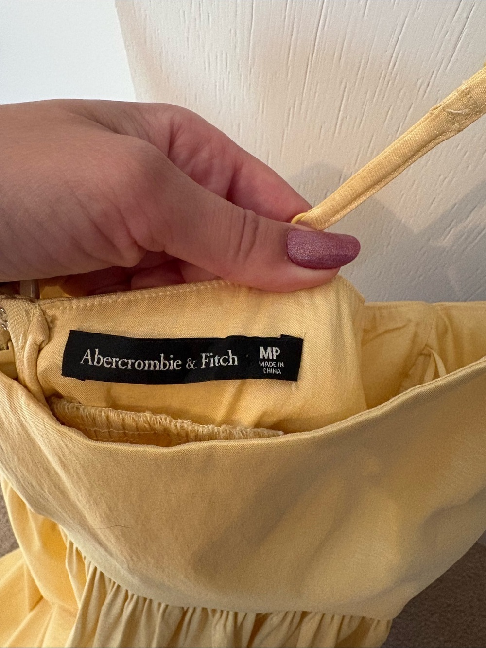 Abercrombie & Fitch Bow Back Taffeta Maxi Dress, Perfect Condition - Picture 4 of 7